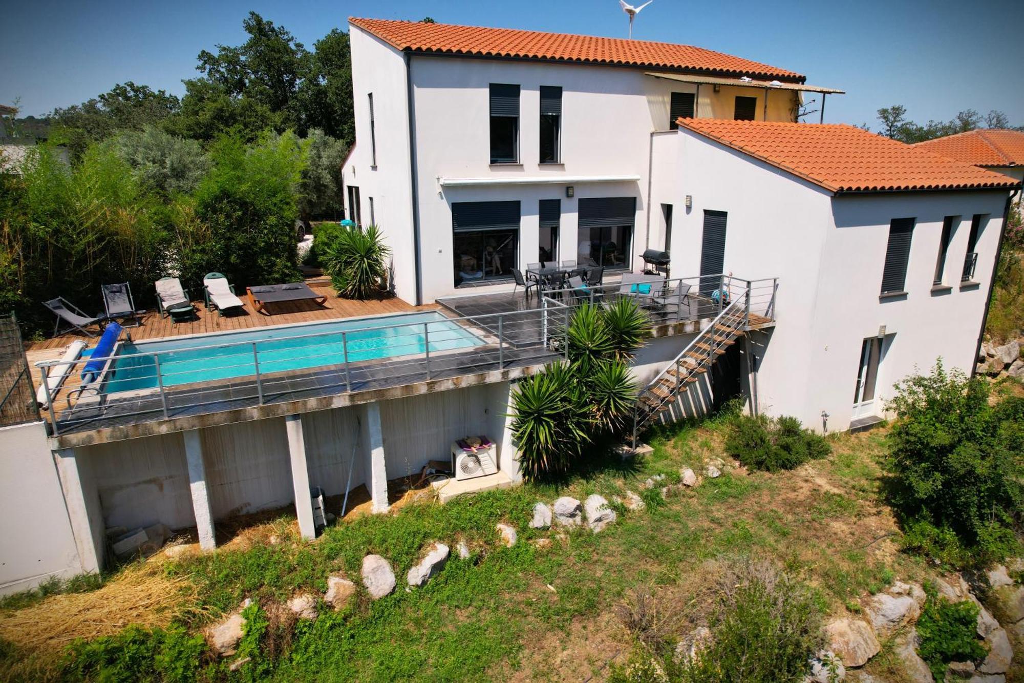 Villa Contemporaine, Jardin Mediterraneen Et Piscine Privee Saint-Jean-Pla-de-Corts 外观 照片